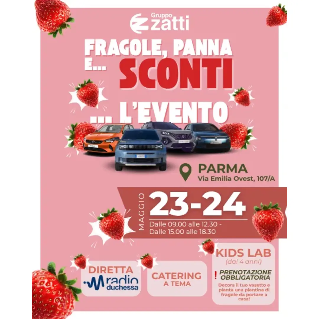 FRAGOLE, PANNA E... SCONTI... L'EVENTO!