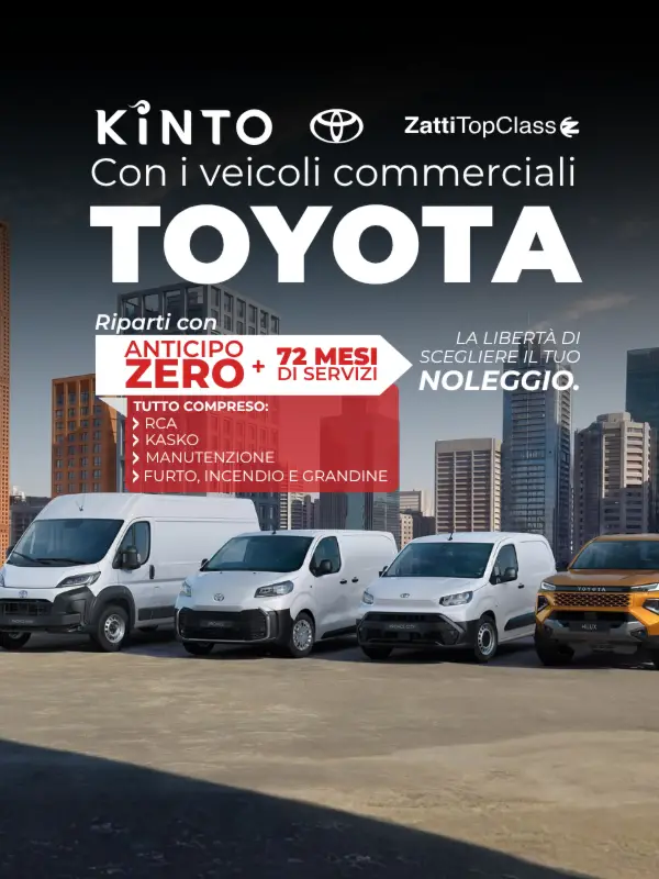 slider NOLEGGIO VEICOLI COMMERCIALI TOYOTA 