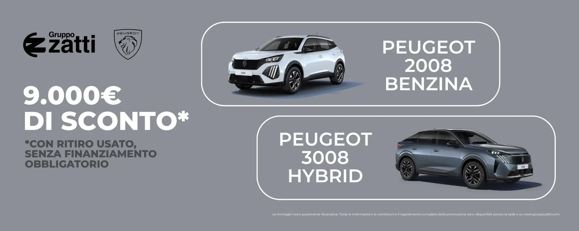 slider PEUGEOT: FINO A 9.000 € DI SCONTO