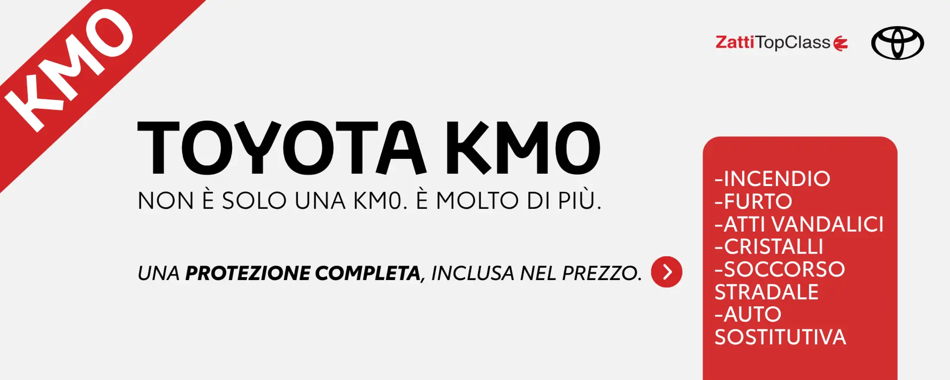 slider TOYOTA KM0: Protezione inclusa!