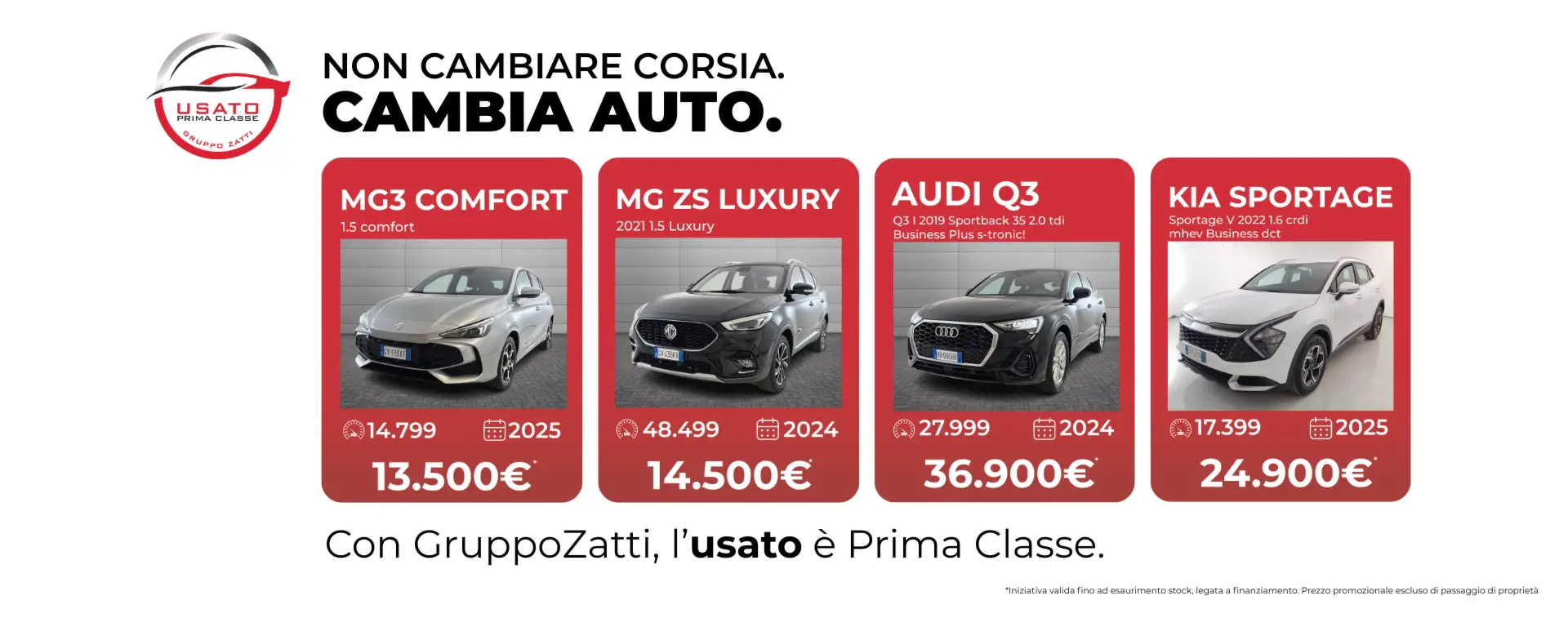 slider NON CAMBIARE SOLO AUTO. CAMBIA IL TUO MODO DI SCEGLIERLA.