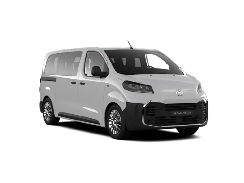 Nuovo Toyota Proace Verso vista anteriore, van fino a 9 posti disponibile da Auto Zatti a Mantova, Brescia e Verona.