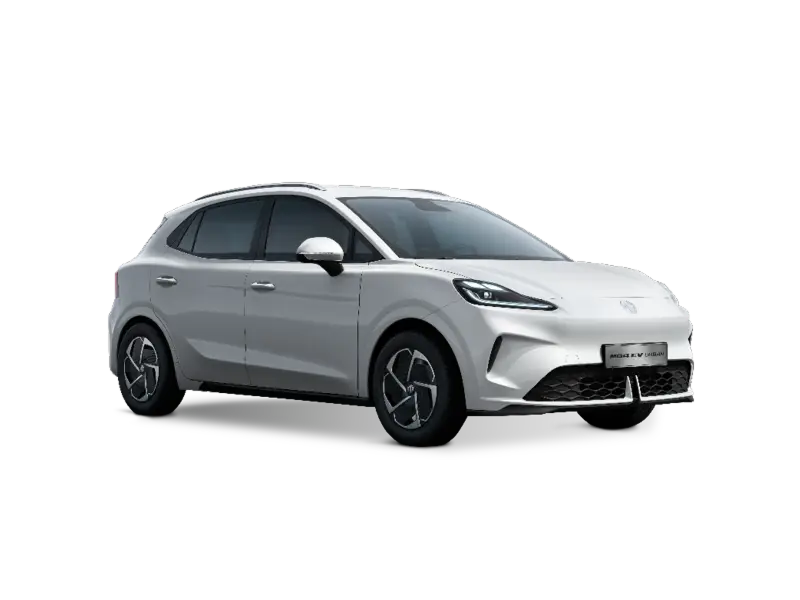 Nuova MG4 Urban vista anteriore, compatta 100% elettrica dal design moderno disponibile presso Auto Zatti.