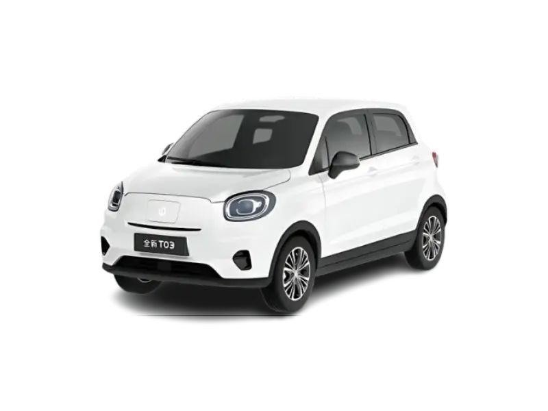 Nuova LEAPMOTOR T03 vista anteriore, city car elettrica compatta disponibile da Auto Zatti a Mantova, Brescia e Verona.