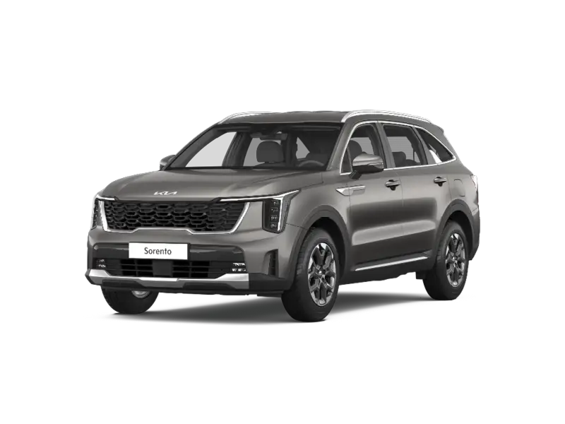 Nuova Kia Sorento vista anteriore, SUV elegante e grintoso dal design moderno disponibile presso Auto Zatti.