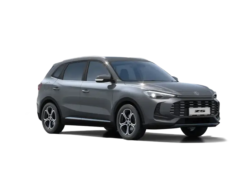 Nuova MG ZS Hybrid+ vista anteriore, SUV compatto Full Hybrid dal design moderno disponibile presso Auto Zatti.