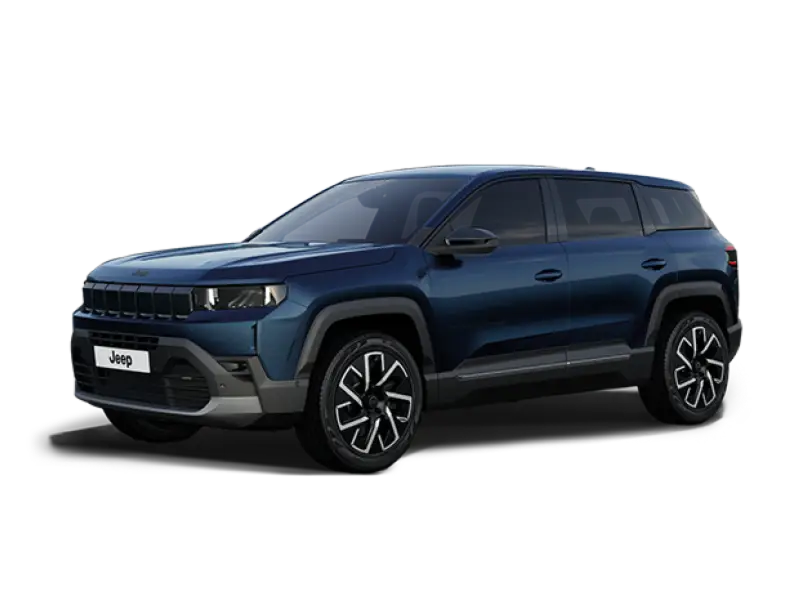 Nuova Jeep Compass vista anteriore, SUV dal design robusto e moderno con iconica griglia Jeep disponibile presso Auto Zatti.