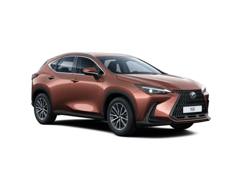 Nuova Lexus NX vista anteriore, SUV premium disponibile nelle versioni Hybrid e Plug-in Hybrid presso Auto Zatti.