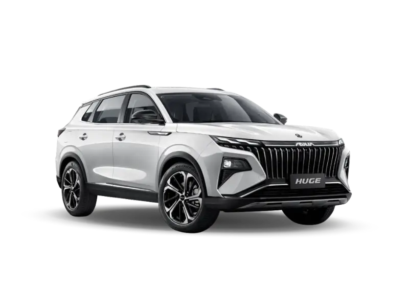 Nuova Dongfeng Huge vista anteriore, SUV Full Hybrid dal design imponente, elegante e moderno disponibile presso Auto Zatti.