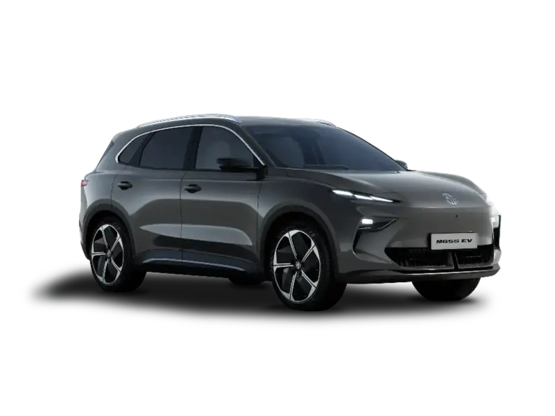 Nuova MG S5 EV vista anteriore, SUV 100% elettrico dal design moderno e dinamico disponibile presso Auto Zatti.