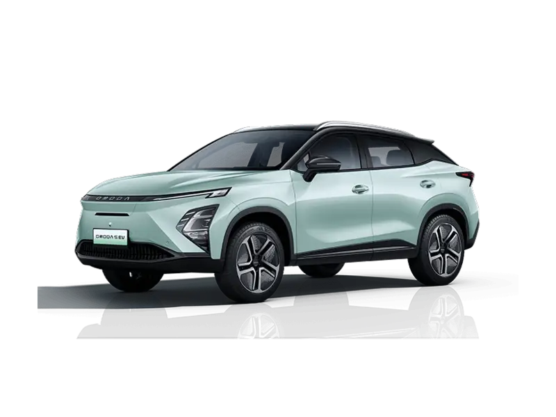 Nuova OMODA 5 EV vista anteriore, SUV 100% elettrico dal design futuristico disponibile presso Auto Zatti.