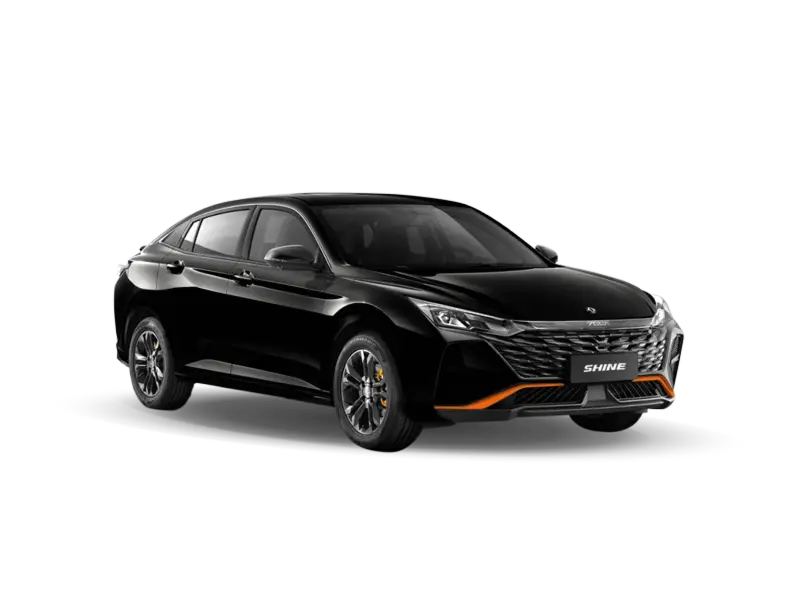 Nuova Dongfeng Shine vista anteriore, berlina sportiva dal design coupé elegante e dinamico disponibile presso Auto Zatti.