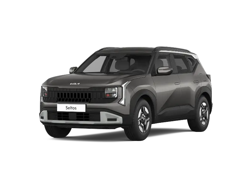 Nuova Kia Seltos vista anteriore, SUV compatto dal design moderno, robusto ed elegante disponibile presso Auto Zatti.