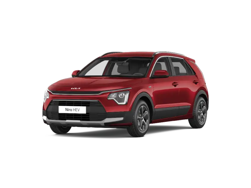Nuova Kia Niro vista anteriore, crossover dal design moderno, elegante e dinamico disponibile presso Auto Zatti.