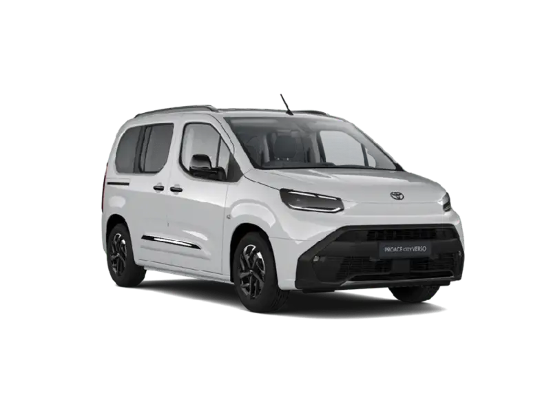 Nuovo Toyota Proace City Verso Electric vista anteriore, multispazio 100% elettrica disponibile da Auto Zatti a Mantova, Brescia e Verona.