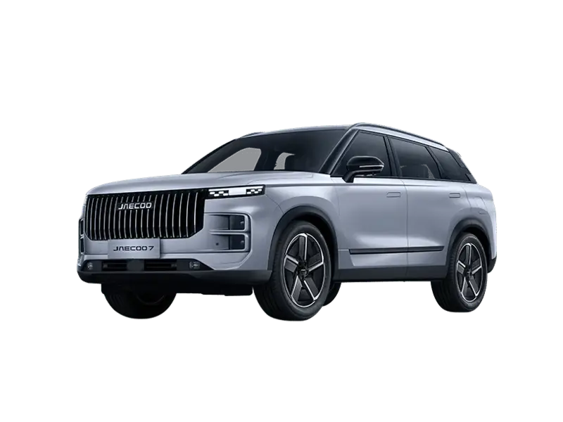 Nuova JAECOO 7 vista anteriore, SUV premium dal design robusto ed elegante disponibile presso Auto Zatti.