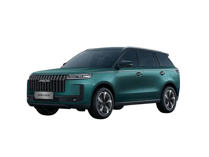 Nuova JAECOO 5 SHS-H vista anteriore, SUV Full Hybrid dal design moderno e dinamico disponibile presso Auto Zatti.