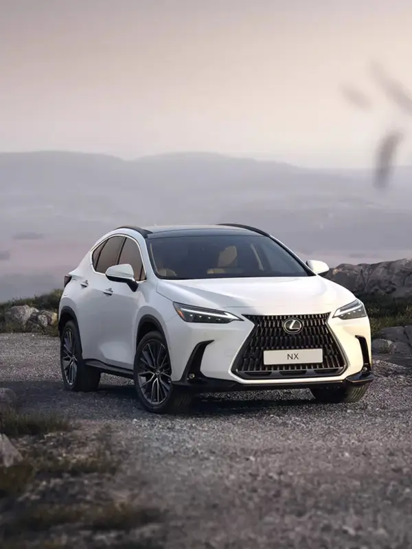 Interni della Lexus NX con display touchscreen da 14 pollici, finiture di pregio e tecnologie avanzate per comfort e sicurezza presso Auto Zatti.