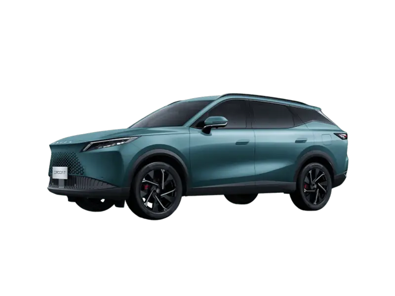 Nuova OMODA 7 SHS-P vista anteriore, SUV Plug-in Hybrid dal design moderno e futuristico disponibile presso Auto Zatti.