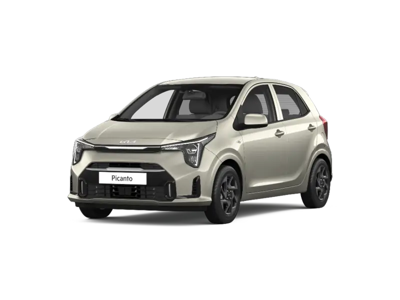 Nuova Kia Picanto vista anteriore, city car compatta dal design moderno e dinamico disponibile presso Auto Zatti.