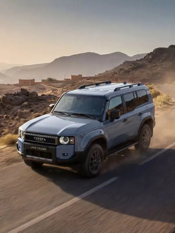 Interni della nuova Toyota Land Cruiser con tecnologie avanzate, display digitale e comfort premium per ogni avventura presso Auto Zatti.